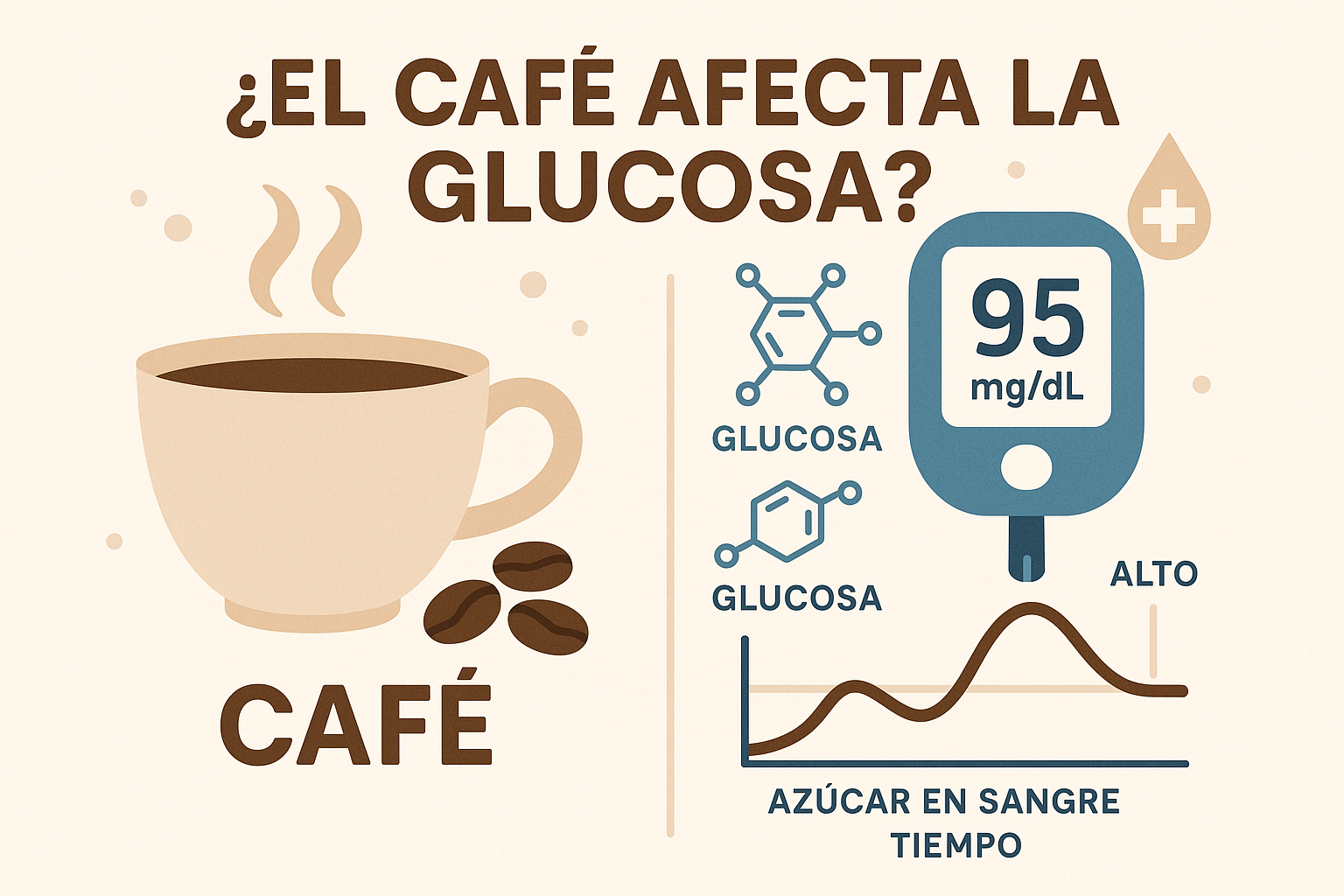 ☕ ¿El café sube o baja el azúcar en sangre?